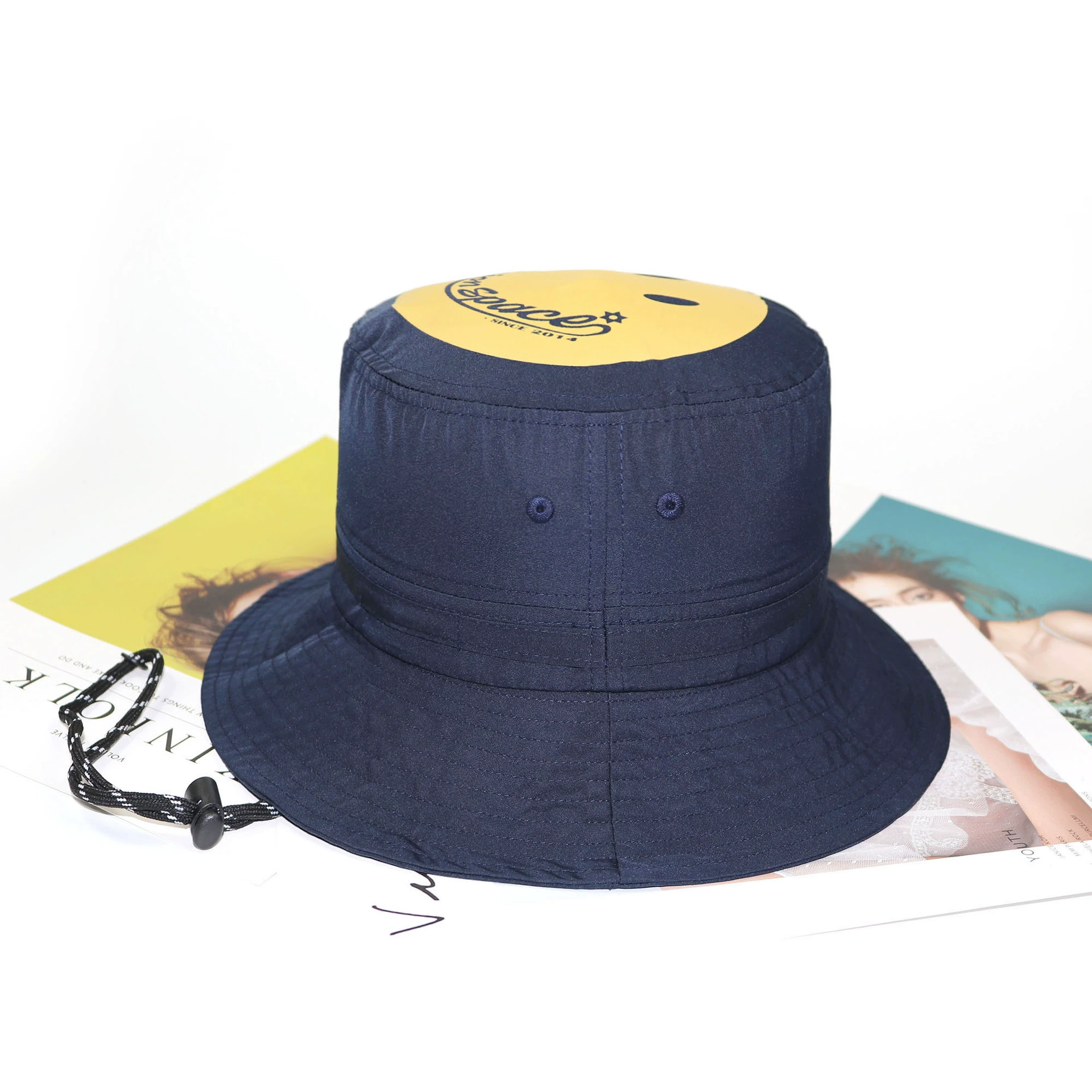 Windproof storage system, summer thin travel sun hat