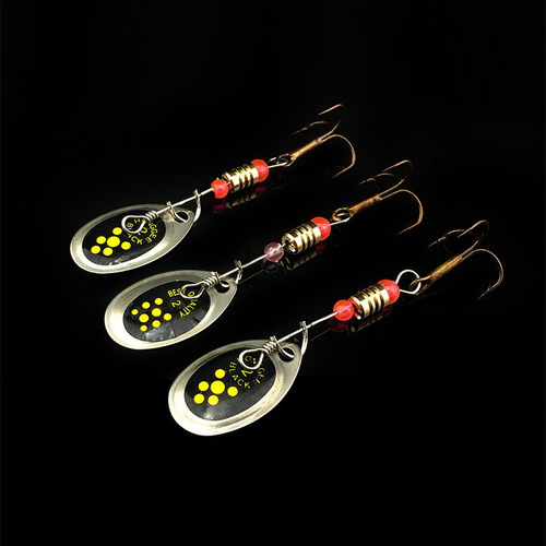 Weihe wholesale 6cm 2.5g lure rotating metal sequins bionic bait rotating iron piece lure lure wholesale