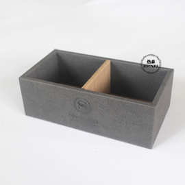 厂家直销酒店用品皮质双格茶叶盒茶包收纳盒皮质咖啡糖包盒印LOGO