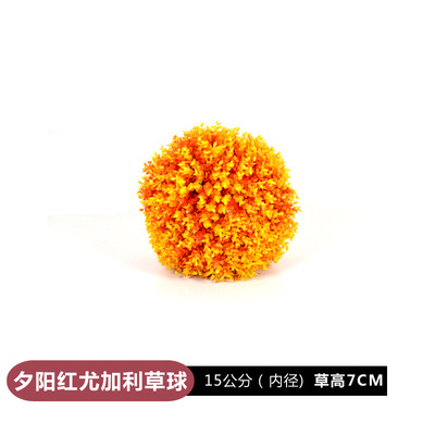 Planta verde artificial Milán eucalipto hierba falsa bola de plástico bola colorida centro comercial jardín de infantes techo decoración de la ventana