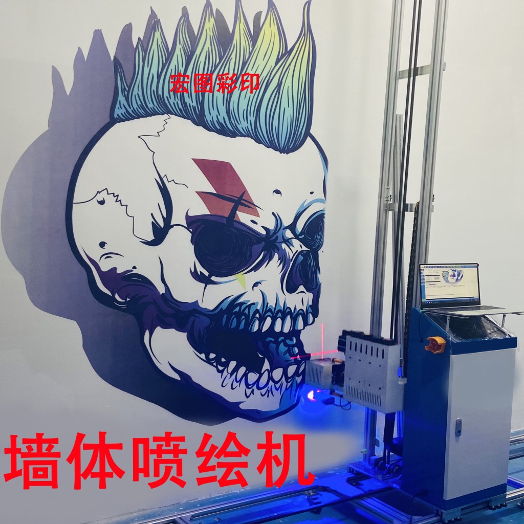 3d墙面打印机墙体彩绘机打印机 智能立式3d墙体喷绘彩绘机厂家
