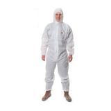 3M4515白色带帽连体防护服