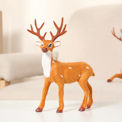 Christmas Reindeer Simulation Elk Christmas Window Display Prop Desktop Ornament Deer Christmas Decorations Wholesale