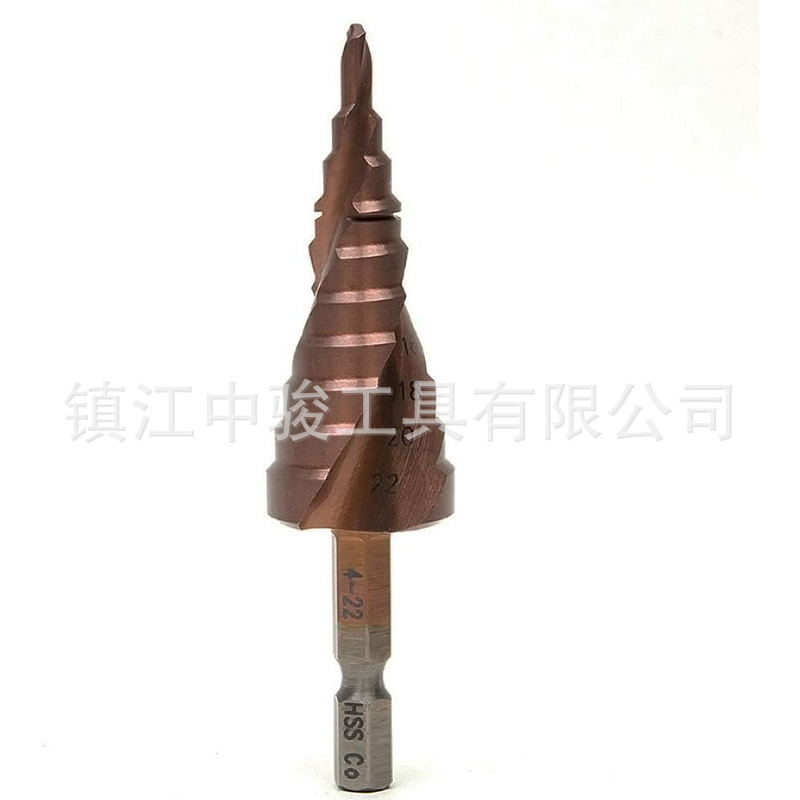 Taladro de pagoda no estándar taladro de escalera de acero de alta velocidad multifuncional especial metal acero inoxidable herramienta eléctrica abridor de agujeros