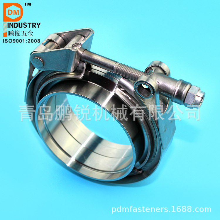 汽车改装带夹套件涡轮增压排气管卡箍 5.0 厂家直销