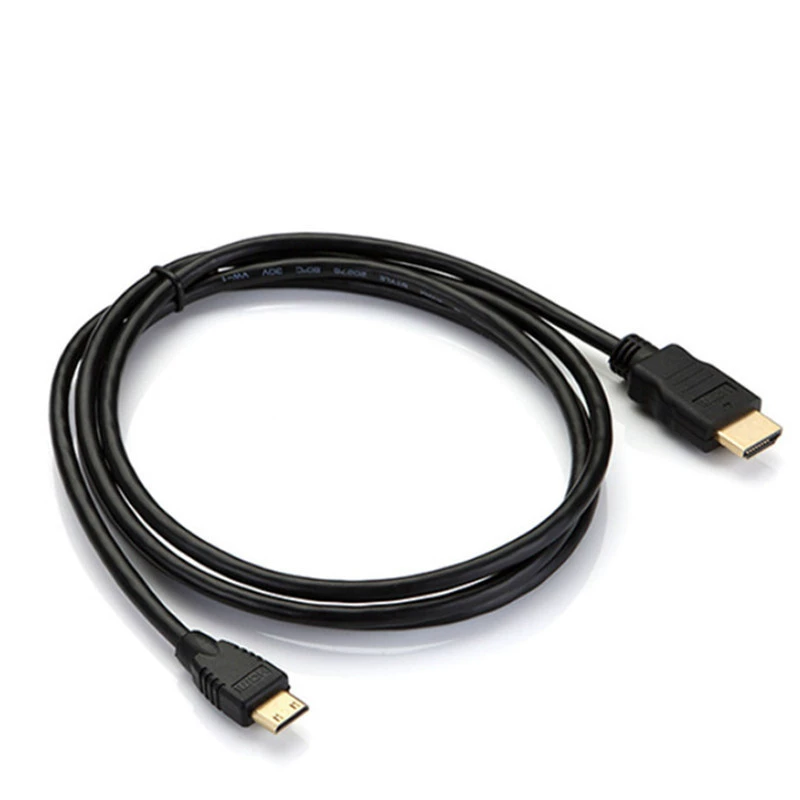 Mini HDMI на HDMI провод планшет компьютер проектор четкая линия HDMI высокое разрешение ТВ соединительная линия 1 метр