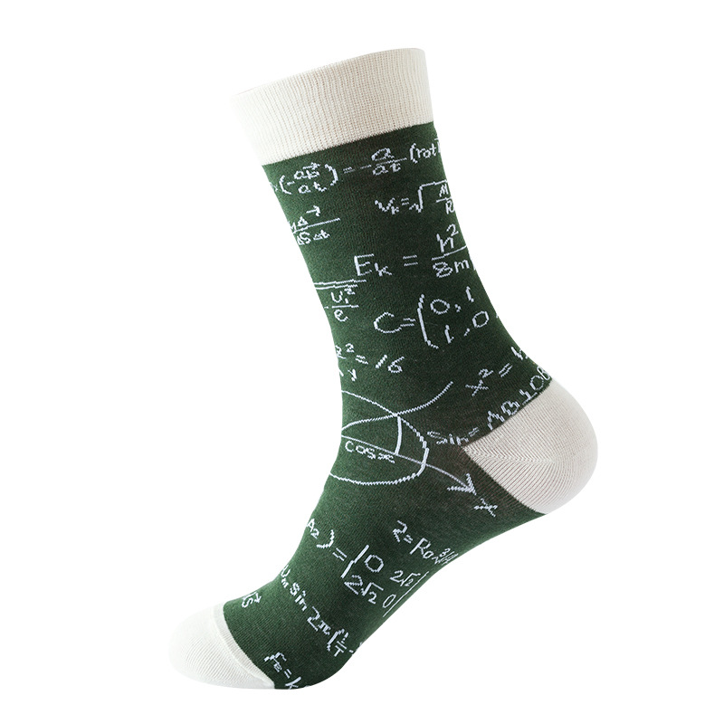 Calcetines de moda para adultos europeos y americanos calcetines de moda para hombres calcetines de marca de moda para mujeres calcetines de media pantorrilla para hombres de moda de Amazon al por mayor