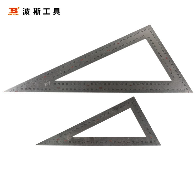 Персидский бутик инструмент из нержавеющей стали треугольная линейка двухсторонняя метрическая шкала 12x25cm 20x40cm подлинный