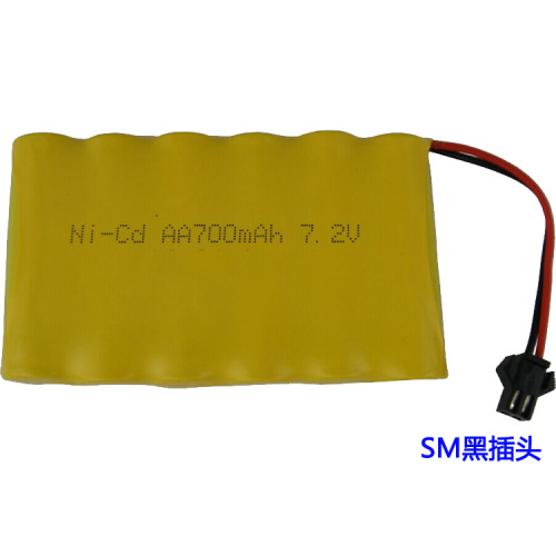 3.6V 4.8V 6V 7.2V 8.4V 9.6V AA remote control nickel-cadmium (Ni-CD) SM plug chargeable battery pack