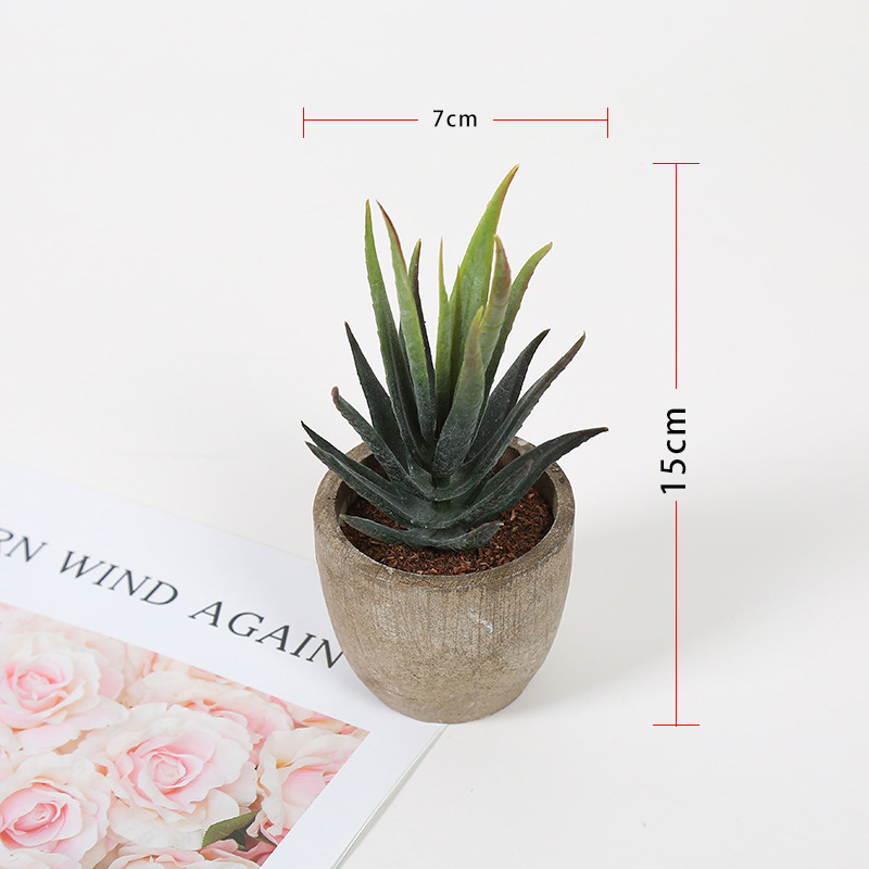 Transfronteriza dedicada simulación pulpa suculenta pequeña simulación de bonsai en maceta fabricantes de plantas suculentas pueden producir según sea necesario