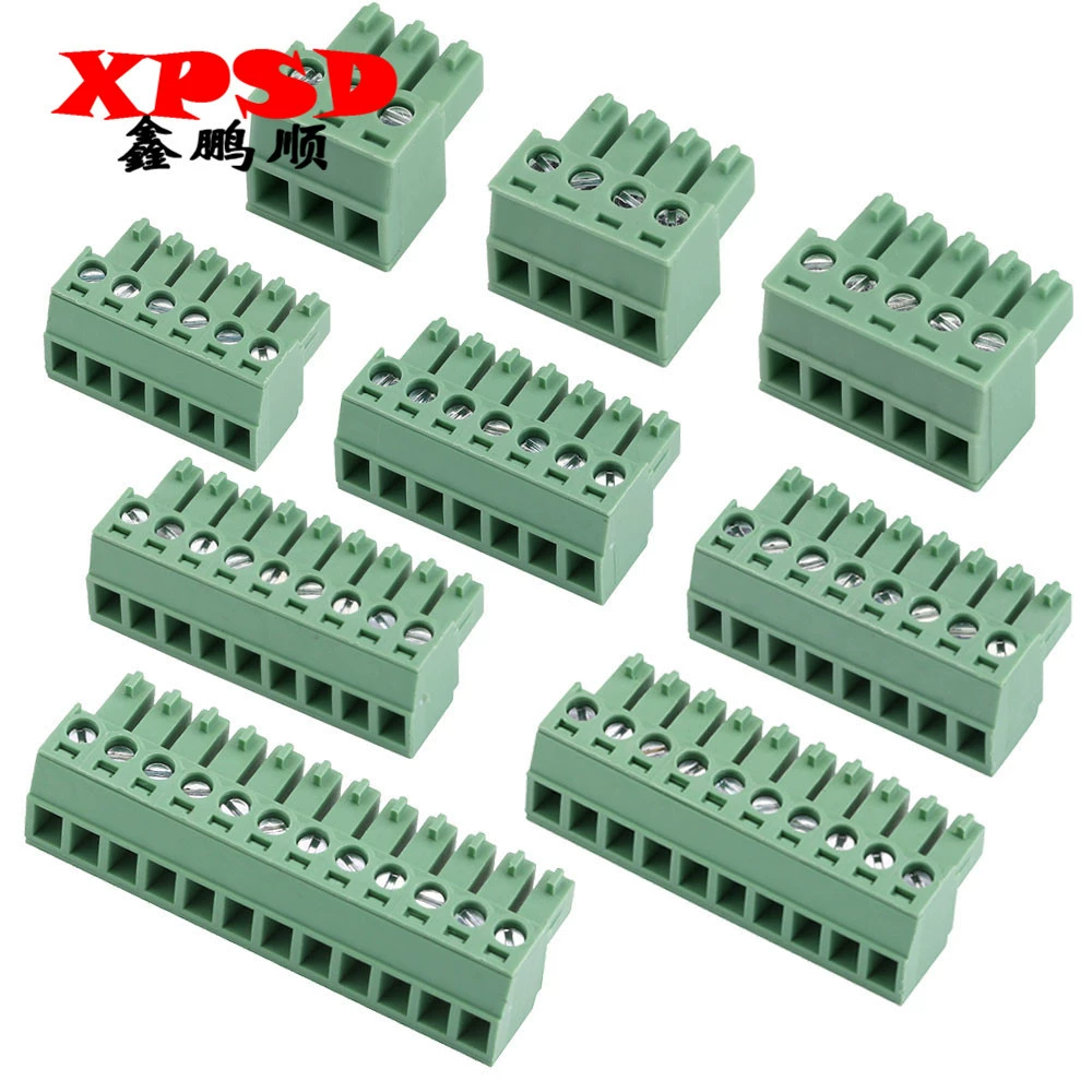 [KF2EDG 3.5MM вставной с 15EDG pcb клеммник изгиб/прямые контакты+ гнездо 2/3/4/5/8/12P]