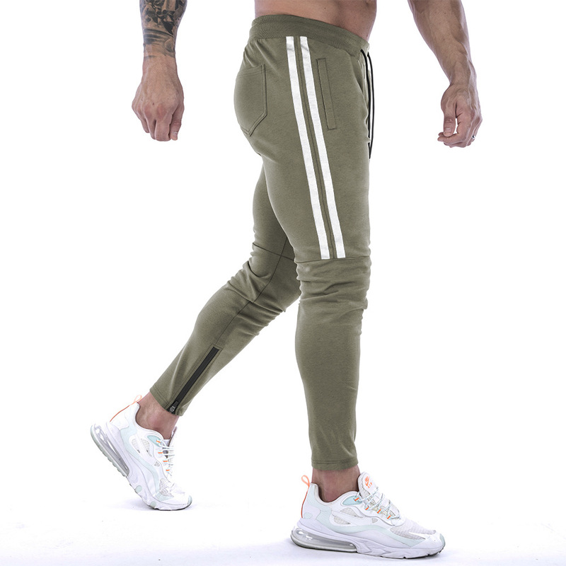 Cross-border Amazon best selling new men's muscle fitness sports pants casual running training leggings wholesale