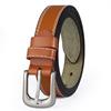 Leather belt, universal trend trousers, Korean style, genuine leather, simple and elegant design