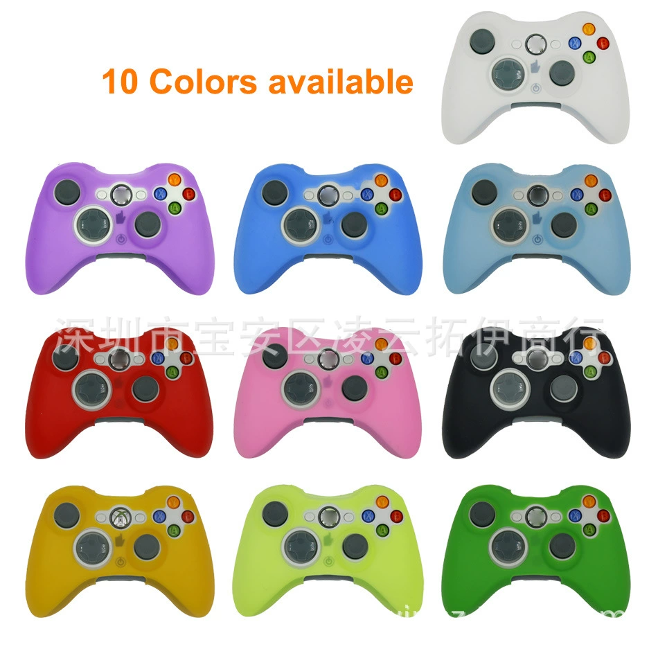 10 цветов контроллер Xbox360 защитная накладка чехол силиконовый обод Xbox 360 SLIM рукав вобла