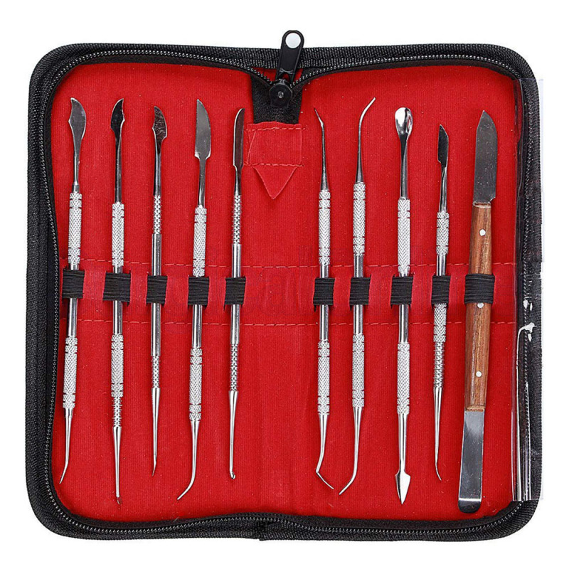 10 stainless steel candle carving tool set pottery and clay tools jewelry wax pattern wax sheet sculpture set 10 stainless steel candle carving tool set pottery and clay tools jewelry wax pattern wax sheet sculpture set