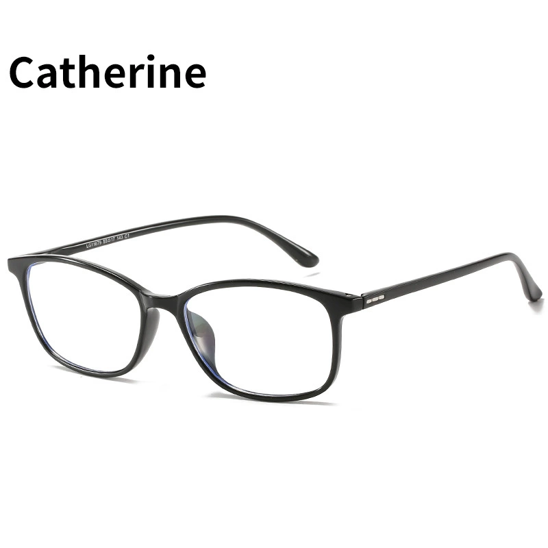 Очки с защитой от синего света Catherine, элипсовидная рамка унисекс, ретро стиль (множество цветов рам)
