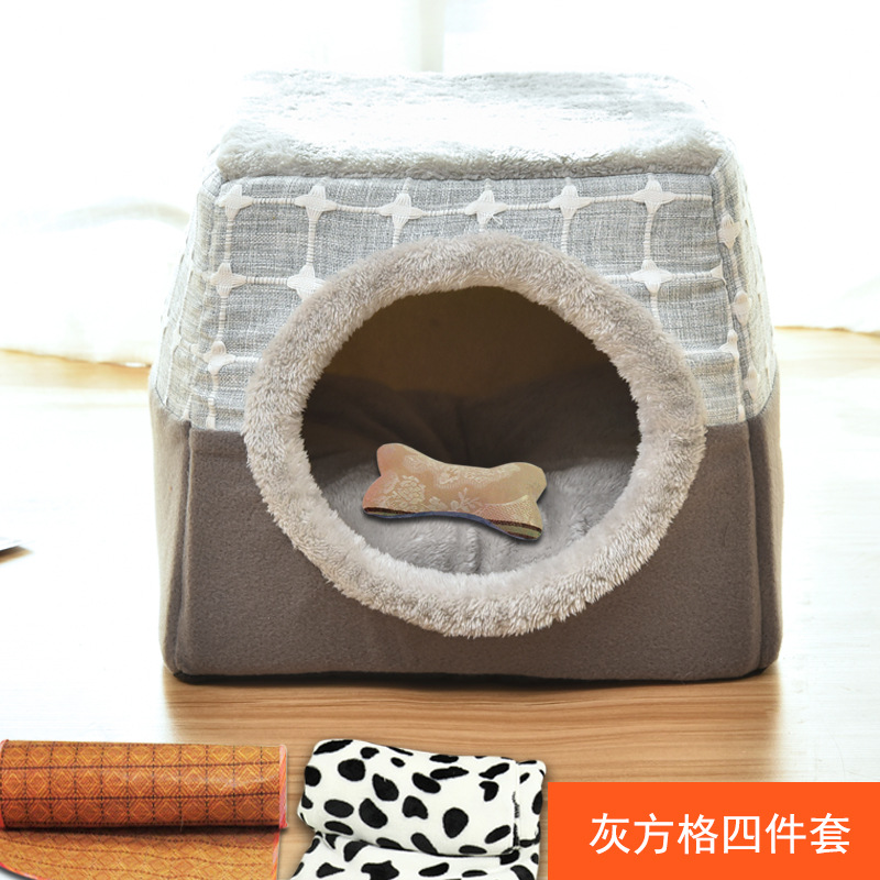 회색 사각형 (담요 + 매트 + 장난감 포함)