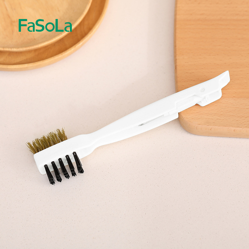 FaSoLa gas stove cleaning brush gas stove brush brass wire brush pot bottom cleaning descaling stove gap brush FaSoLa gas stove cleaning brush gas stove brush brass wire brush pot bottom cleaning descaling stove gap brush