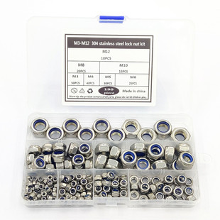 �羳؛Դ190PCS/��304���P����������i�o��ĸ������ĸM3-M12���b