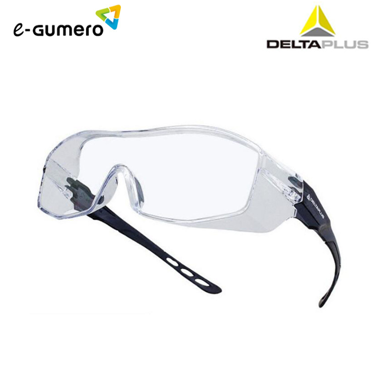 代尔塔101156侧边防护镜 户外工地工厂防尘防沙防飞溅安全防护镜