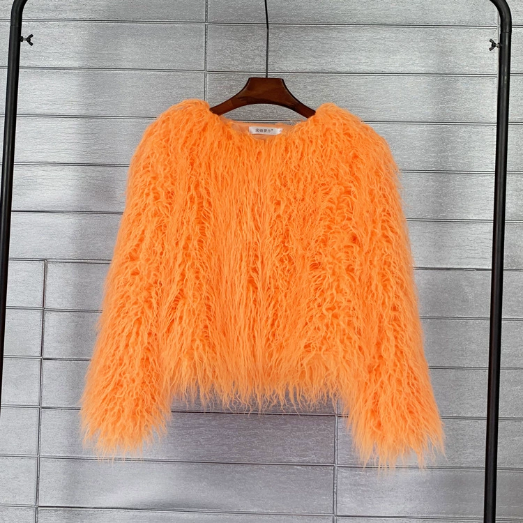Раскрашенная шерстяная куртка, Aliexpress