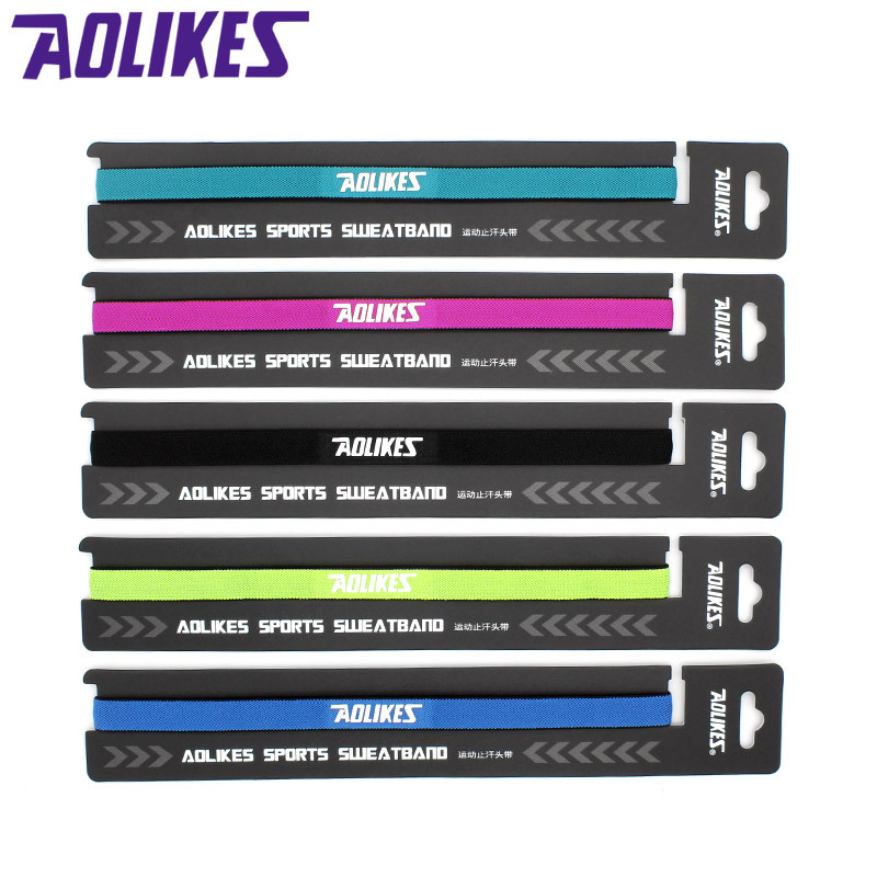 Aolikes hombre y mujer antideslizante universal correr fitness yoga antiperspirante banda de cabello antiperspirante banda de cabello