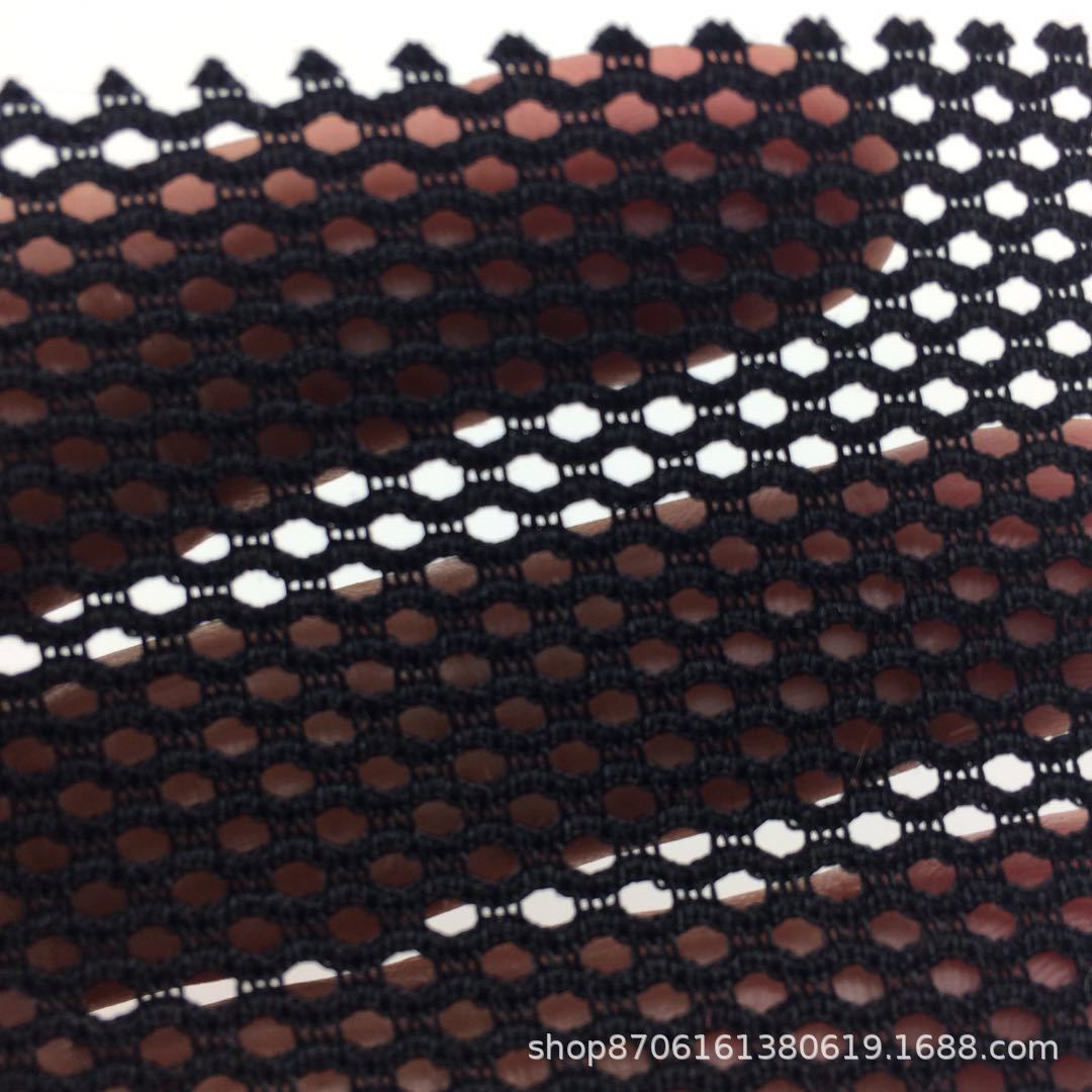 2mm蛋孔全涤单层网布柔软透气网布玩具箱包手袋面料 现货