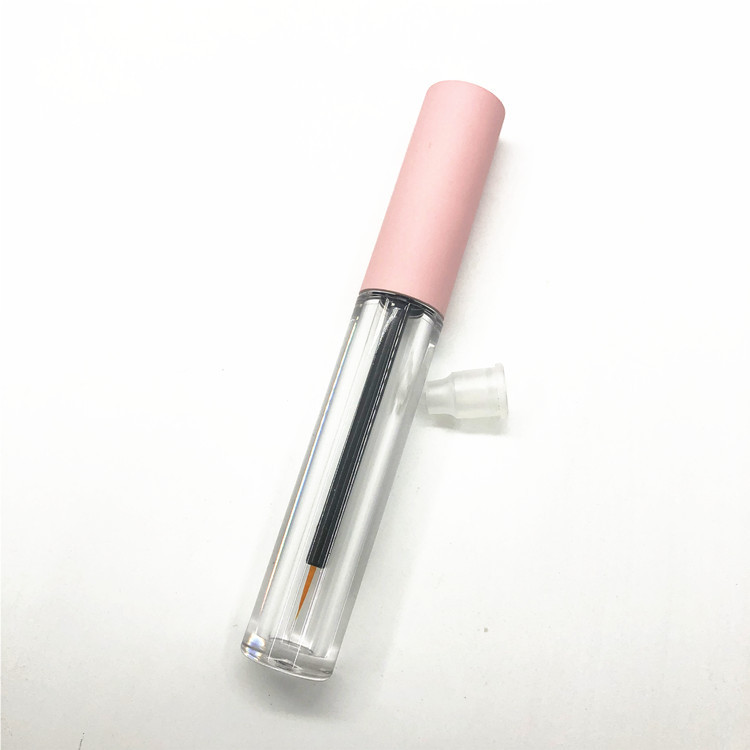 3ml Rosa mascara crecimiento líquido falso pestañas pegamento botella vacía esmalte tubo vacío en stock al por mayor pequeña cantidad impresión