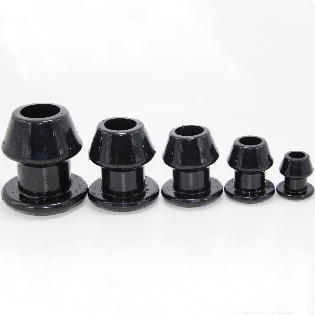 Conjunto de cinco piezas negro