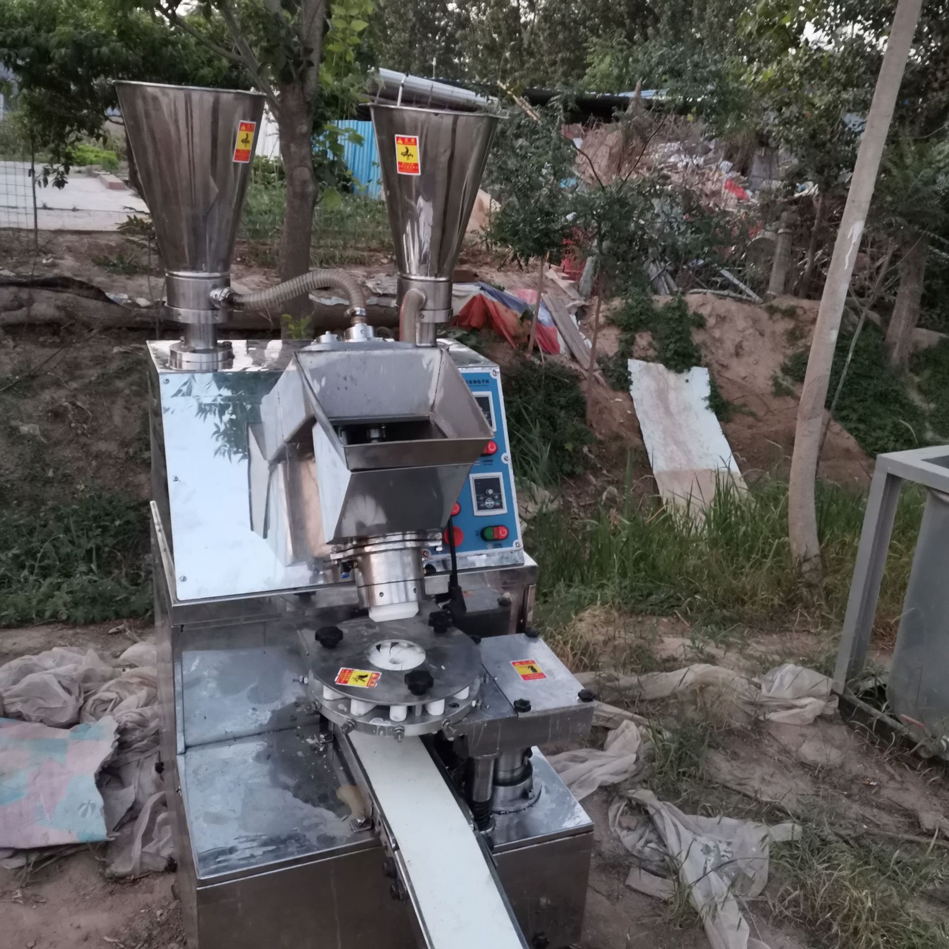 出售回收二手XZ-87S型双馅斗全自动包子机仿手工食堂餐厅包子机