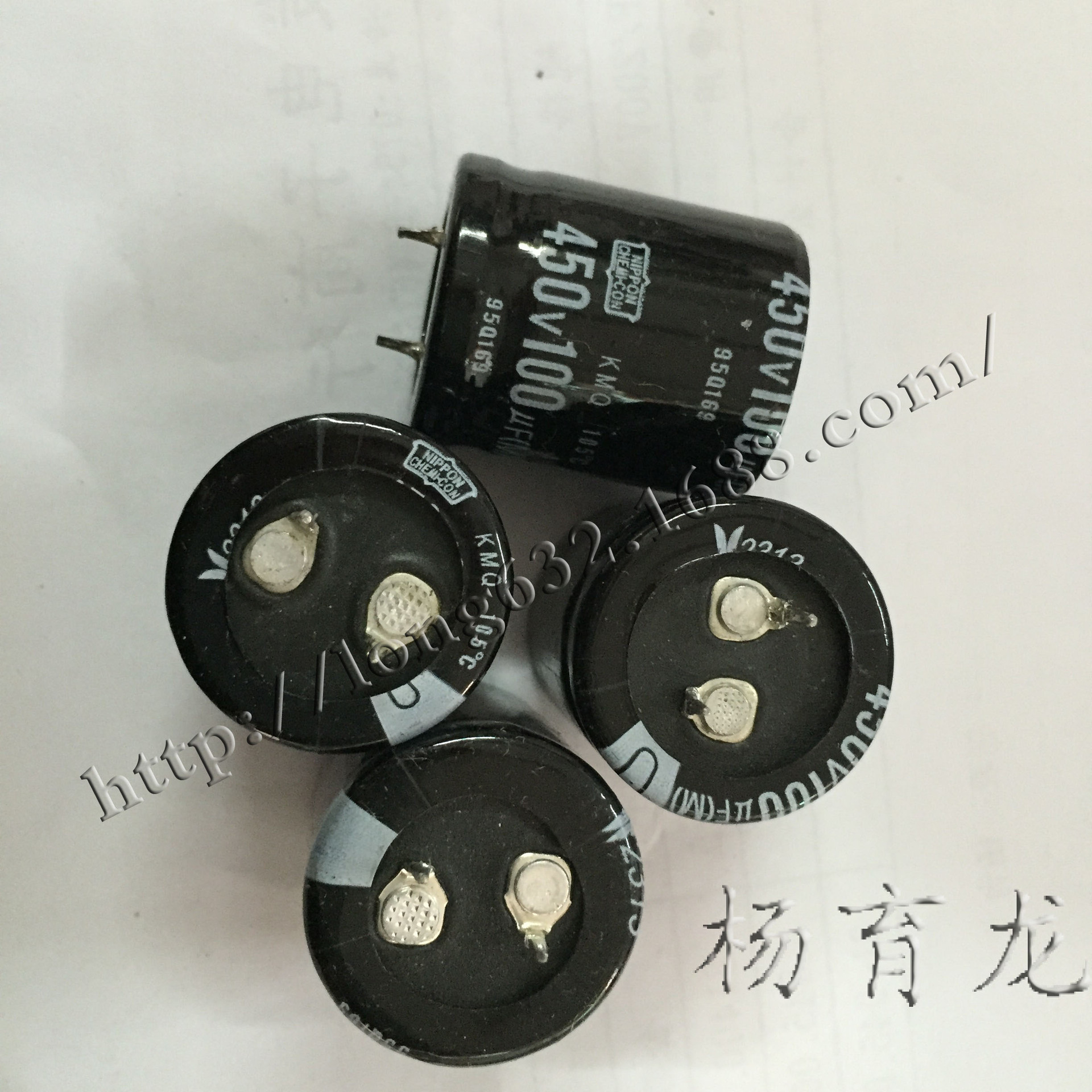 电容 拆机铝电解电容 450v100uf 体积22*40  拆机电解电容 电容器