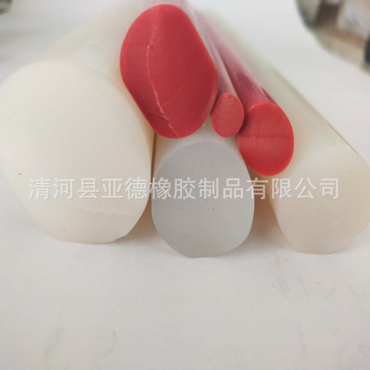 硅胶发泡密封条耐高温密封条 彩色硅胶密封 密实圆型 方型硅胶条