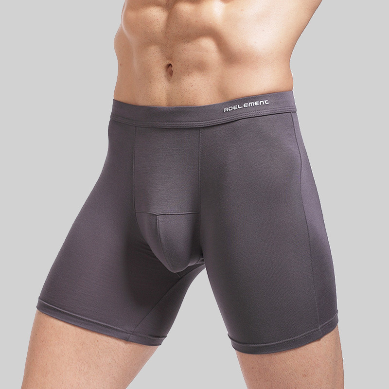 Men's Underwear Anti-wear Leg Sports Long Leg Underwear Men's Five-point Pants Boxers Running Long Quick-drying Boxers