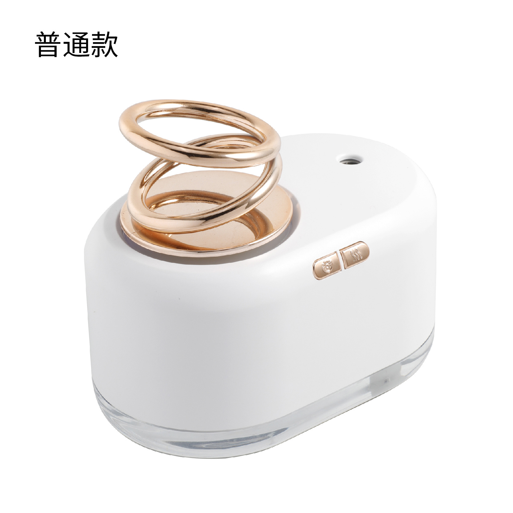 배터리가없는 더블 링 화이트