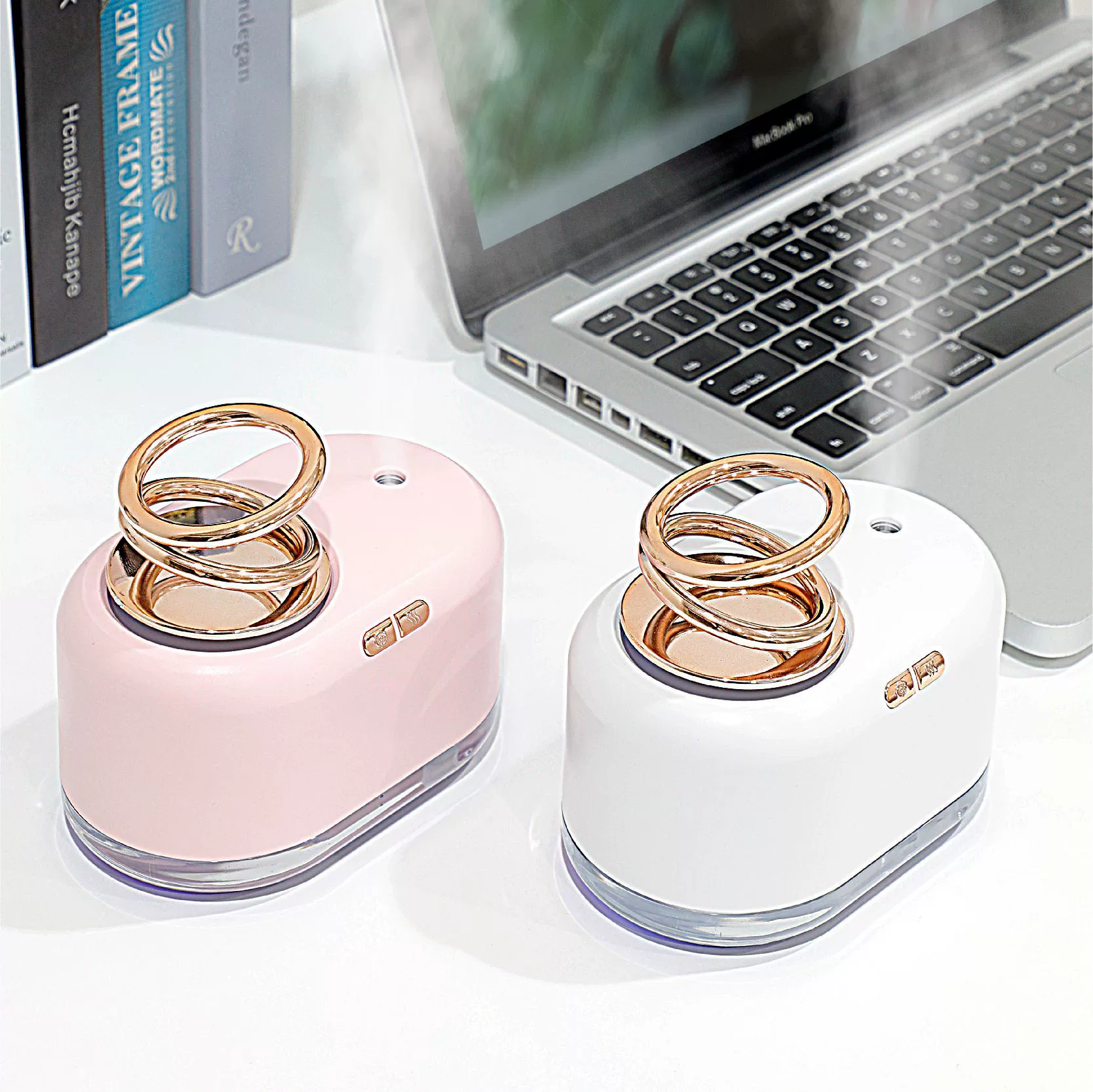 Ультразвуковой мини‑увлажнитель AX‑18, USB, версии на батарейках и без батареек, 13×8.8×9.7 см