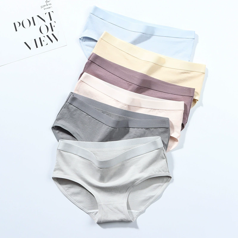 Women's Cotton Underwear Briefs, Breathable Elastic Mid & High Waist, Multi-Color M–XXL