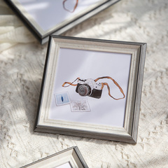 Simple Nordic square photo frame table 6 inches 7 inches 8 inches 10 bedroom living room wedding dress children photo album frame