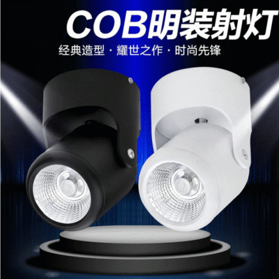 Накладной светильник для вытяжки с рельсами, 5W, 7W, 10W, 12W, 15W, 20W
