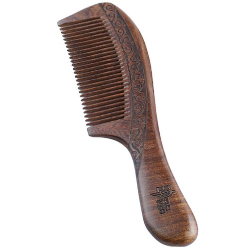 Manufacturer wholesales all kinds of sandalwood combs, black gold sandalwood, rosewood, green sandalwood, Mother's Day ladies gifts live source
