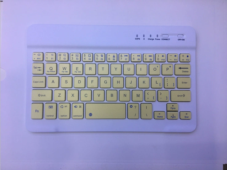 Bluetooth Keyboard & Mouse Set (Apple-compatible), Slim Wireless 7/10" Tablet Holder, Rechargeable Mouse