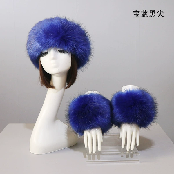 Treasure Blue Black Tips (Hat+Sleeve)