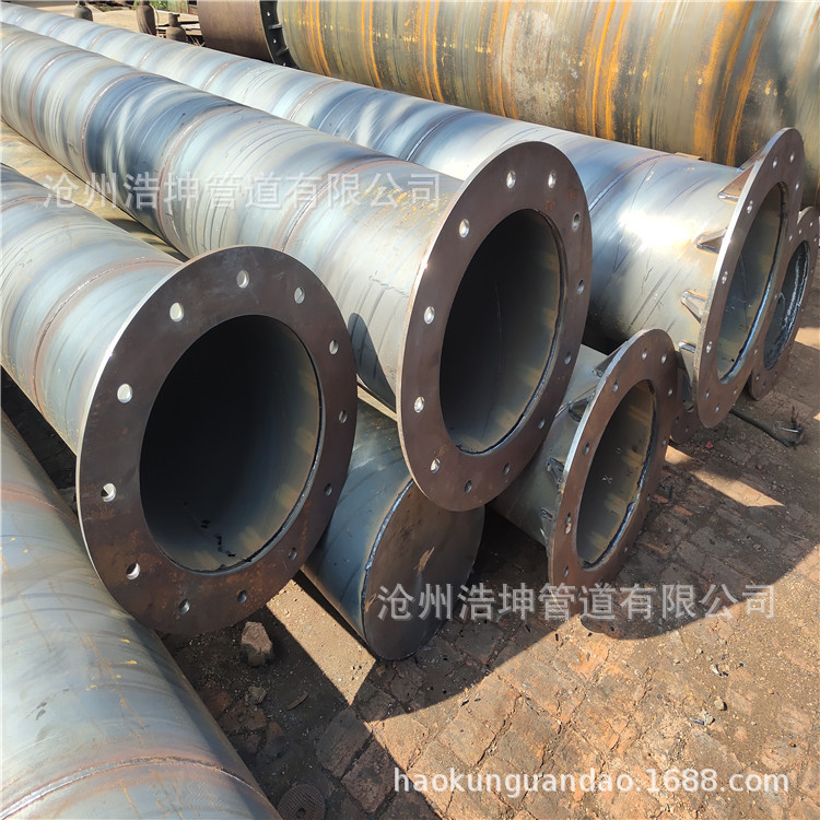 双盘焊接螺旋管 疏排水管道钢管 现货螺旋管焊接