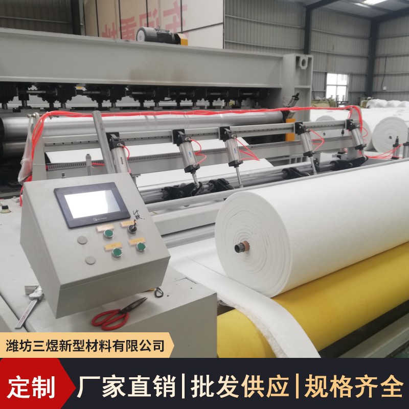 白色纤维玻璃纤维针刺毯保温棉防火隔热玻璃纤维毯玻纤耐火纤维毡