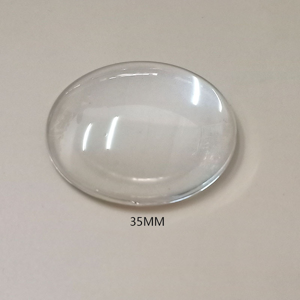 Transparent time gemstone patch crystal heart-shaped round water…