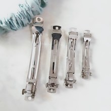 韩版三片式高品质钢夹自动夹弹簧夹批发热卖头饰diy发夹配件材料