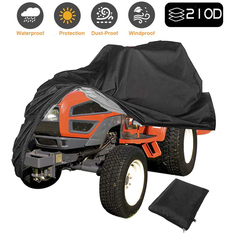 Cross-border e-commerce hot 210D Oxford cloth lawn mower cover scooter cover waterproof cover tractor sun cover