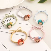 卡通日系可爱女孩发圈扎头发橡皮筋简约高弹力发绳头绳两元店货源