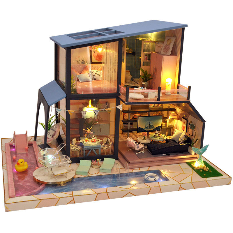 Tianyu diy cabin diy house building model assembled puzzle creative birthday gift wholesale