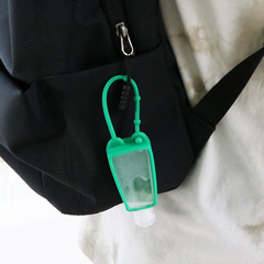 30ml掛繩式乳液分裝瓶 防漏硅膠套PET瓶香水瓶消毒水洗手液瓶