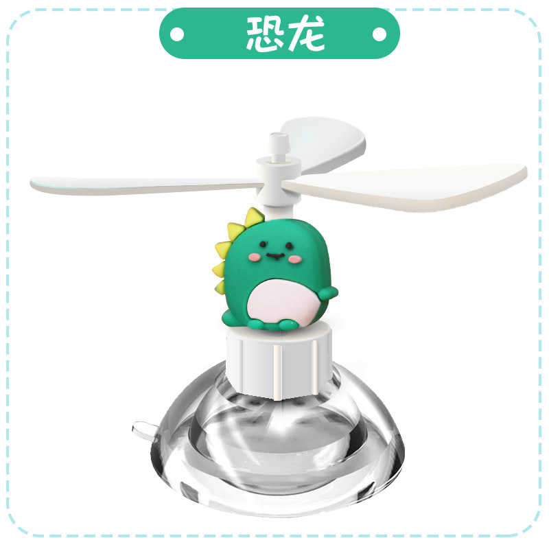 Tiktok libélula de bambú caliente creativo lindo casco lechón decoración giratoria coche eléctrico llevar puesto de aviones